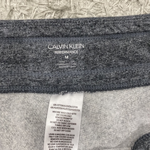 Calvin Klein Men's Jogger, Gray with logo print on the side (Medium) - Picture 8 of 9